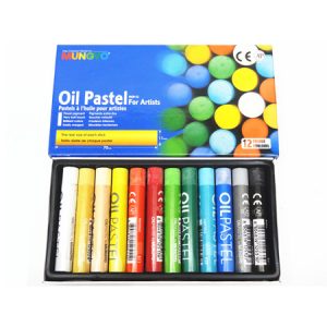 MUNGYO Oil Pastels 12's Asst Color MOP12